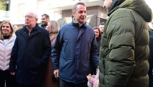 Μητσοτάκης σε πολίτες στο Μαρούσι: «Η ΝΔ είναι η μόνη πολιτική δύναμη που εγγυάται προκοπή στη χώρα»