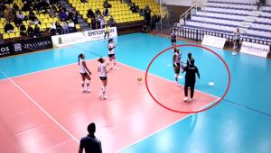 «Απίστευτα πράγματα»: Κομμάτια από το ταβάνι έπεσαν σε αθλήτρια στο Άρης – ΑΟ Θήρας - Δείτε βίντεο