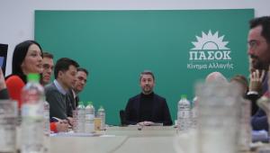 ΠΑΣΟΚ: Διπλό beef Ανδρουλάκη με Γερουλάνο και Δούκα στην Πολιτική Γραμματεία