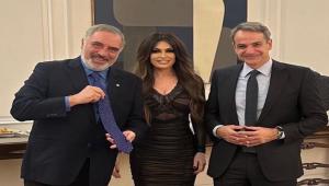 Η ανάρτηση της Κίμπερλι Γκιλφόιλ για το δείπνο με τον Κυριάκο Μητσοτάκη και τον εφοπλιστή Νίκο Τσάκο