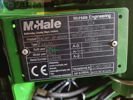 Empacadora gigant - McHale - fusion 3 plus