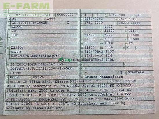 Tractor agrícola - Claas - xerion 5000 trac vc + gps rtk TRAC VC