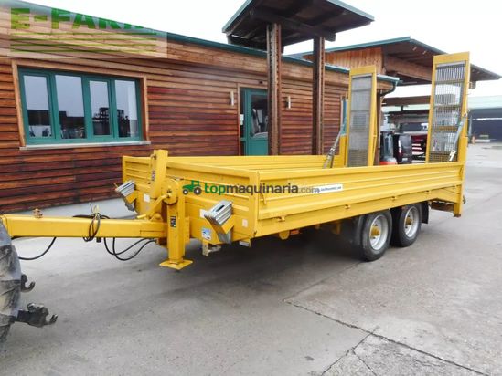Remolqu agrícola -  - blomenröhr tandemtieflader mit rampen