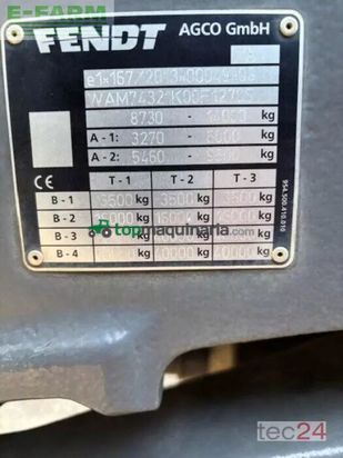 Tractor agrícola - Fendt - 724 s4 profi plus