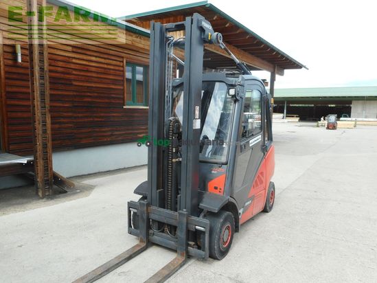 Elevadora - Linde - h25d-02 evo triplex 5,96m + ss + kabine
