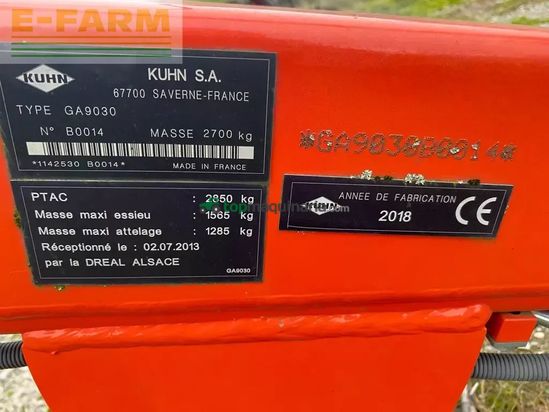 Rastrillo - Kuhn - ga 9030