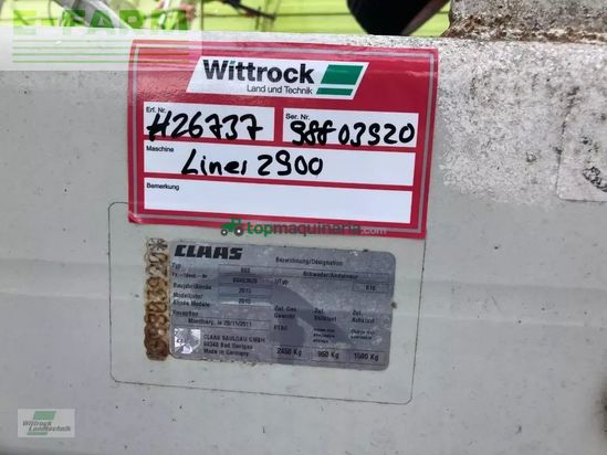 Rastrillo - Claas - liner 2900