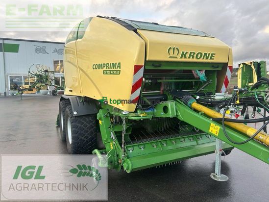 Empacadora gigant - Krone - comprima cv 150 plus