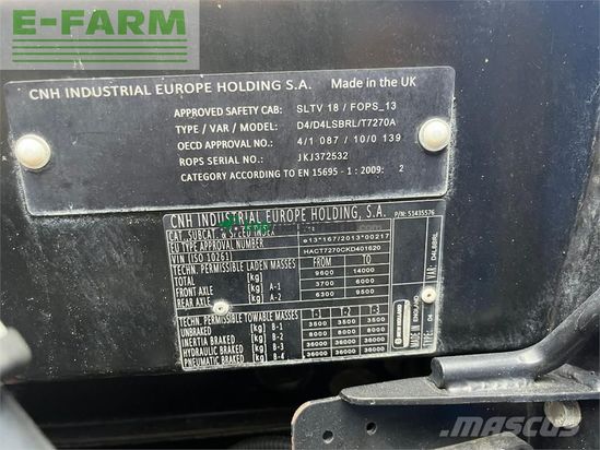 Tractor agrícola - New Holland - t7.270