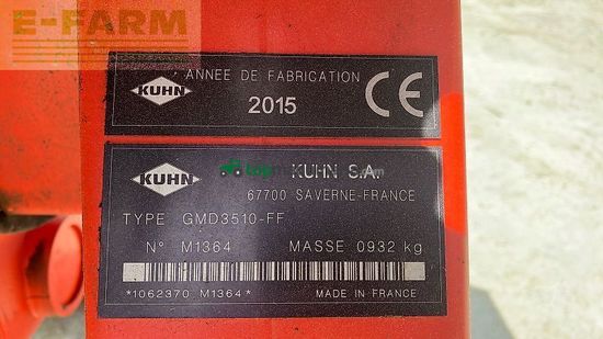 Cortacésped manual - Kuhn - gmd 3510 ff