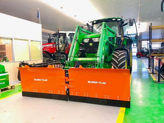 Cuchilla quitanieves plegable para tractor