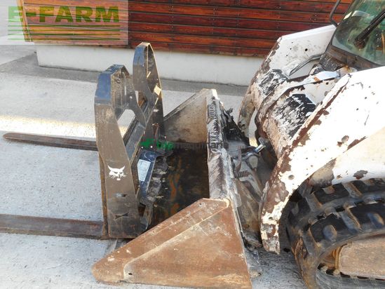 Minicargadora - Bobcat - t140 highflow mit vollkabine + schaufel + gabel