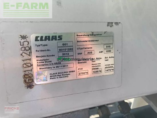 Rastrillo - Claas - liner 1750