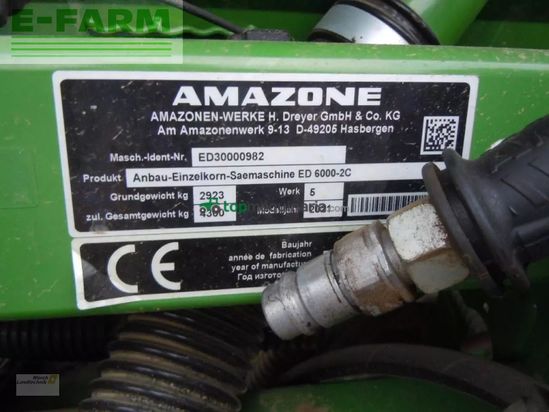 Sembradora - Amazone - ed 6000-2c