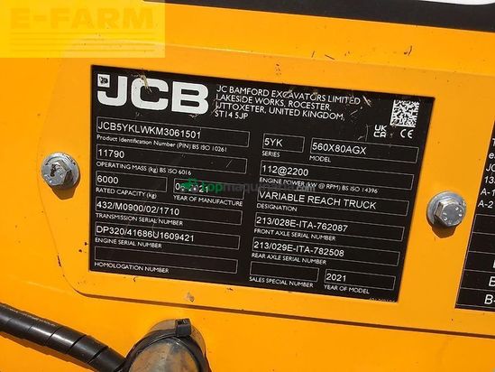 Telescopica - JCB - 560-80 agri xtra