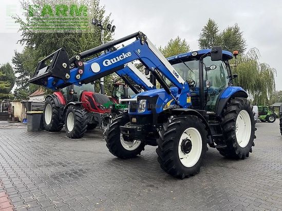 Tractor agrícola - New Holland - t6020 elite + quicke q55 Elite