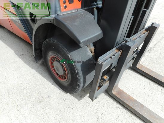Elevadora - Linde - h25d-02 evo triplex 5,96m + ss + kabine