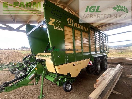 Cinta transportadora de forraje - Krone - zx 430 gl