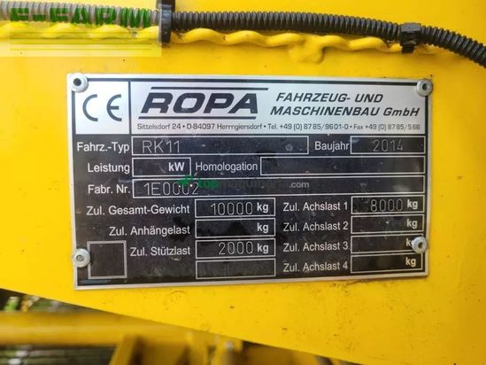Cosechadora - arrancadora de patata - Ropa - keiler 1 rk11