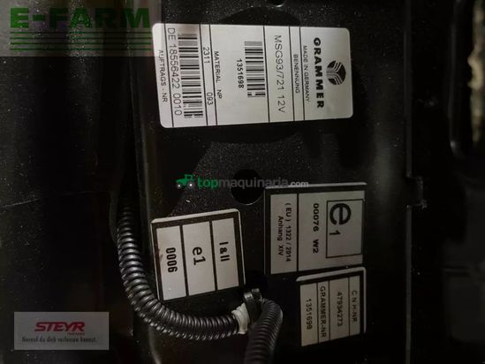 Tractor agrícola - Steyr - grammer msg93/721 12v traktorsitz