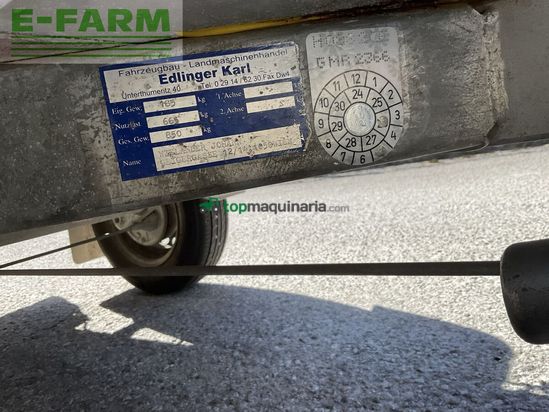 Remolqu agrícola - Pongratz - ma 850 g