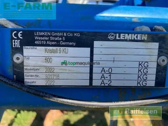 Cultivador - Lemken - gebr. kristall 9/500 ku