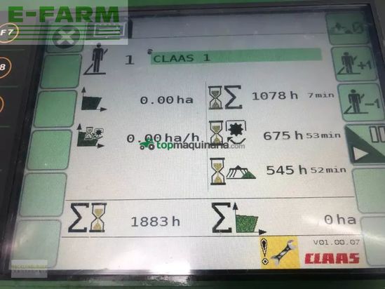 Rastrillo - Claas - liner 3600 comfort - modelljahr 2015