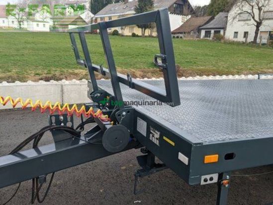 Remolqu agrícola -  - 7,5m ballenwagen hydraulisch absenkbare rampe dr