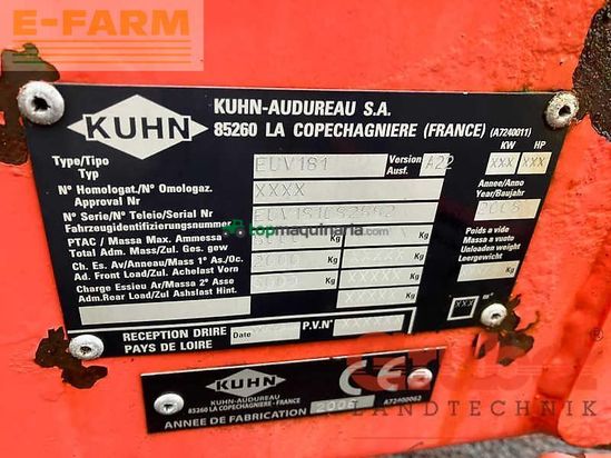 Remolqu esparcidor - Kuhn - evv 181