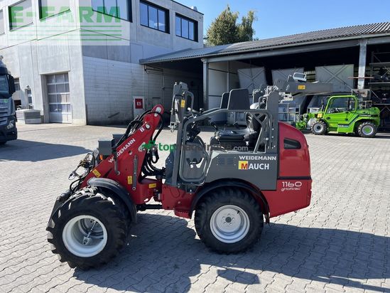 Minicargadora - Weidemann - 1160e mit 350h, klappdach, straßenzulassung