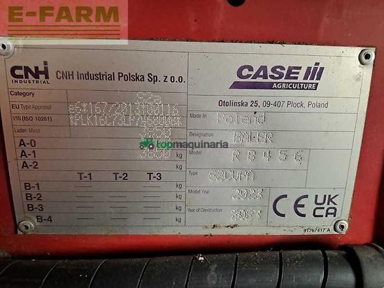 Empacadora gigant - Case IH - rb456 hd pro
