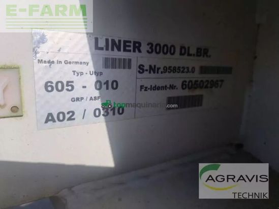 Rastrillo - Claas - liner 3000