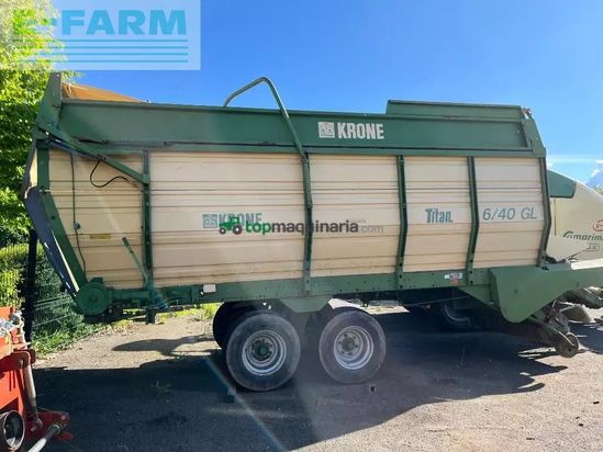 Remolqu agrícola - Krone - titan 6/40 gl