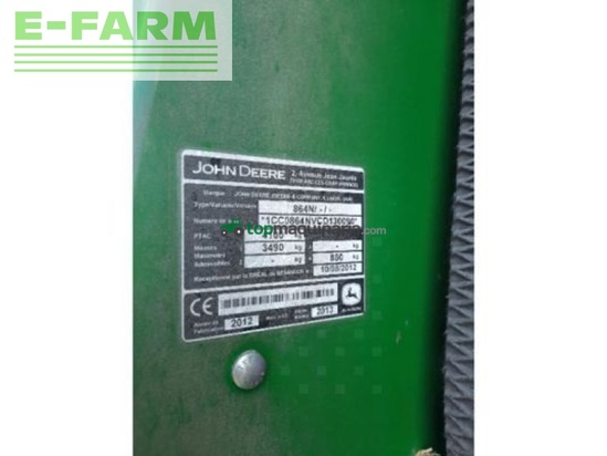 Empacadora gigant - John Deere - 864