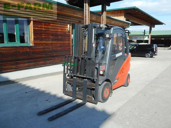 Elevadora - Linde - h30d-02 evo triplex 4,65m + ss + kabine