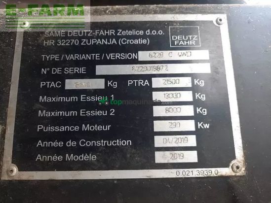 Cosechadora de Cereal - Deutz-Fahr - c9306ts