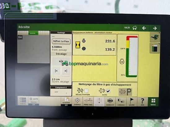 Cosechadora de Cereal - John Deere - t550