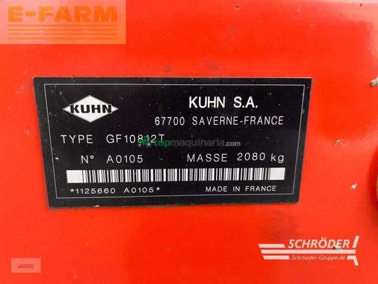 Henificador - Kuhn - gf 10812 t