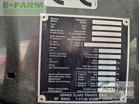 Empacadora gigant - Claas - variant 380 rc