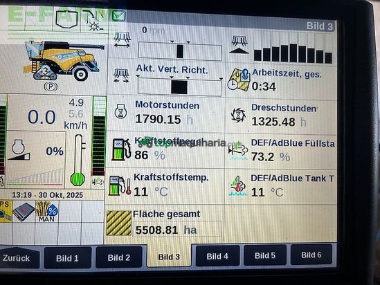 Cosechadora de Cereal - New Holland - cr 9.80