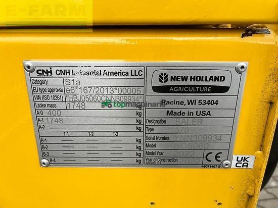Empacadora gigant - New Holland - bc 5060