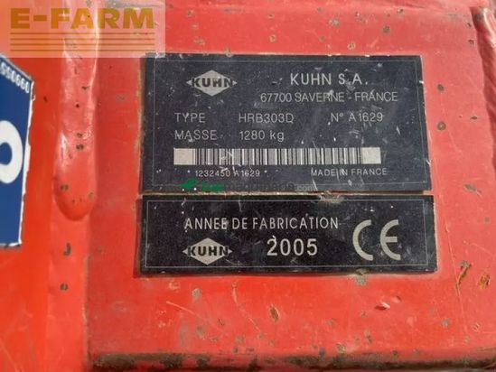 Grada rotativa - Kuhn - hr303d