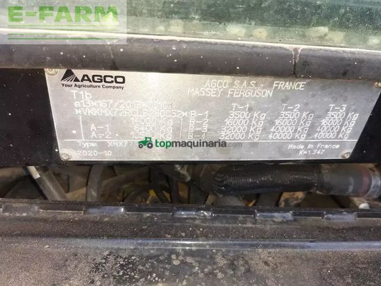 Tractor agrícola - Massey Ferguson - 7718 s dvt efficient Efficient