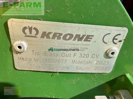 Cortacésped manual - Krone - easycut f320 cv