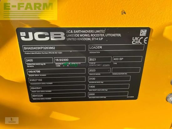 Telescopica - JCB - 403 agri smart power