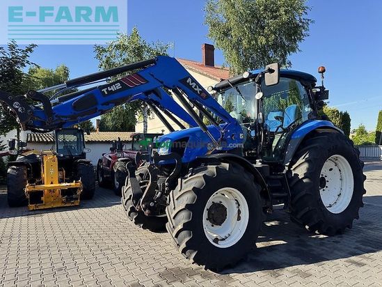 Tractor agrícola - New Holland - t6.140 + mx t412