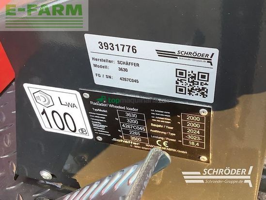 Minicargadora - Schaffer - 3630