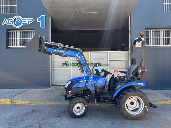 Tractor Solis 26XL con pala Tenias
