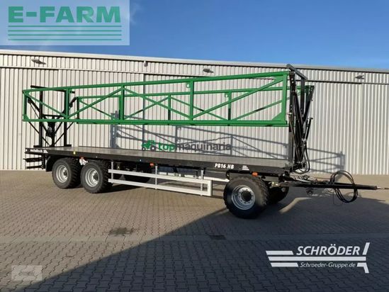 Remolqu agrícola -  - metalltech pb16 hb ballentransportwagen