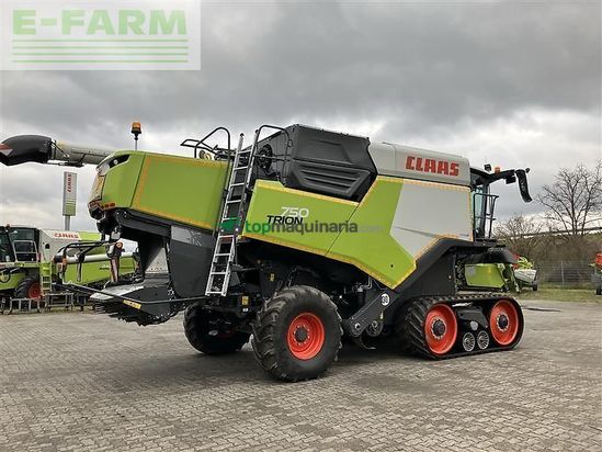 Cosechadora de Cereal - Claas - trion 750 terra trac